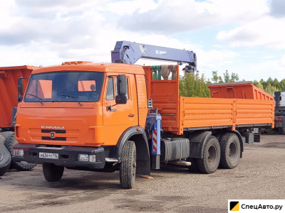 Бортовой грузовик с КМУ КамАЗ 53212 с КМУ Tadano
