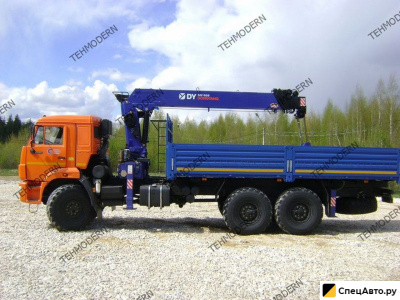 Бортовой грузовик с КМУ КамАЗ 43118 с КМУ Dong Yang1926