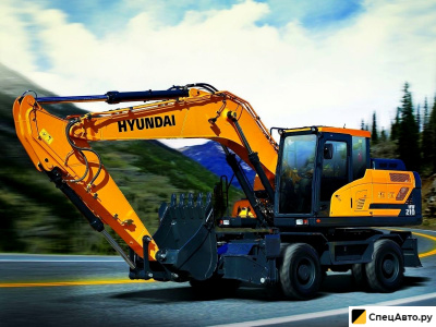 Колесный экскаватор Hyundai R210W-9S