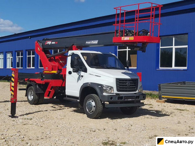 Автовышка ГАЗ ГАЗон Next с АГП Novas SJ28