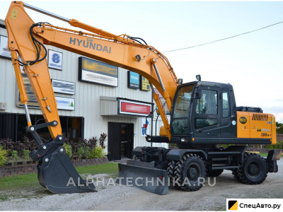 Колесный экскаватор Hyundai R200W-7