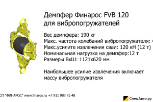 Соединительный демпфер (вибродемпфер) Финарос FVB120