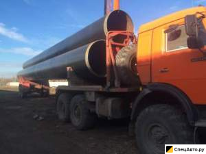 Аренда трубовоза в Москве