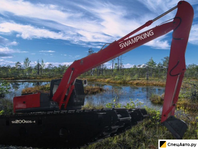 Экскаватор-амфибия Swampking SK200SDS-4