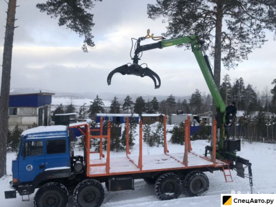 Сортиментовоз УРАЛ 5323 с ГМУ