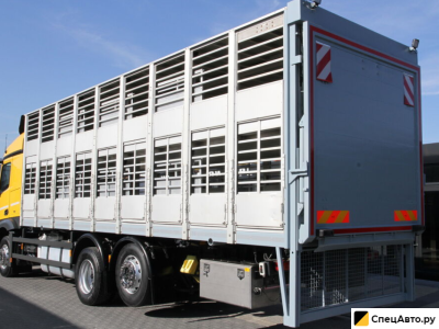 Птицевоз Mercedes-Benz ACTROS 2542 MP4 BDF LAG ALU – FOR ANIMALS TRANSPORT