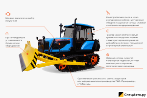 Гусеничный трактор ВгТЗ ВТ-90