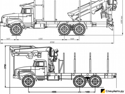 Услуги лесовоз Урал