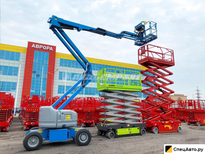 Аренда подъемников ножничных/телескоп/коленчатых