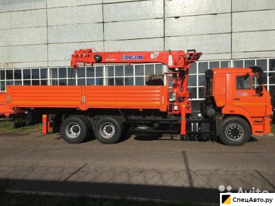 Бортовой грузовик с КМУ КамАЗ 65115 с КМУ Kanglim KS1256