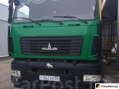 Щеповозный грузовик МАЗ 6501В9 - (445-000) с прицепом (Кузов+Прицеп = 80 куб м)в Омске
