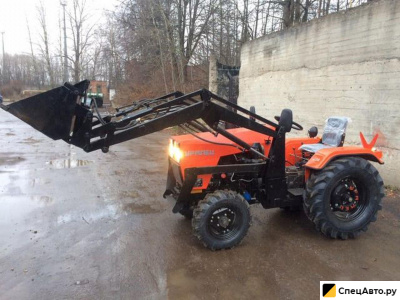 Мини-трактор Уралец 2204Б с погрузчиком