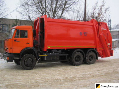 Мусоровоз Коммаш Мценск КО-427-80 на шасси КамАЗ 65115