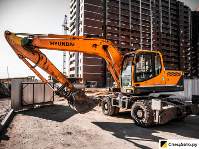 Колесный экскаватор Hyundai R180W-9S