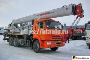 Автокран                                                         КамАЗ                                                     КС-55732 на шасси 65115