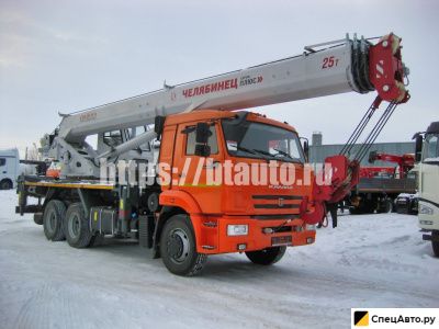 Автокран 
                                                        КамАЗ                                                     КС-55732 на шасси 65115 