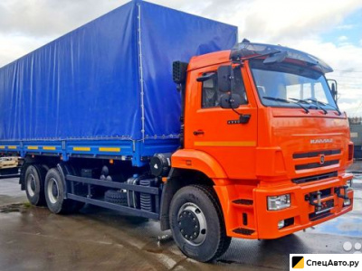 Тентованный грузовик КамАЗ 6520