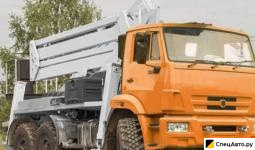 Маловысотная автовышка Камаз 5350