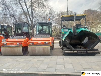 Аренда асфальтоукладчика, аренда дорожной техники