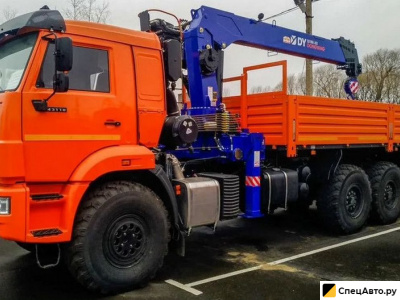 Бортовой грузовик с КМУ КамАЗ 43118 с КМУ Dong Yang 1956