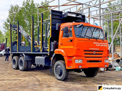 Сортиментовоз КамАЗ 65111 с ГМУ