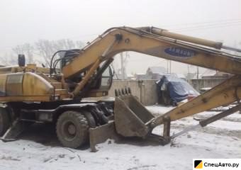 Колесный экскаватор Samsung W202