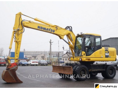 Колесный экскаватор Komatsu PW160-7