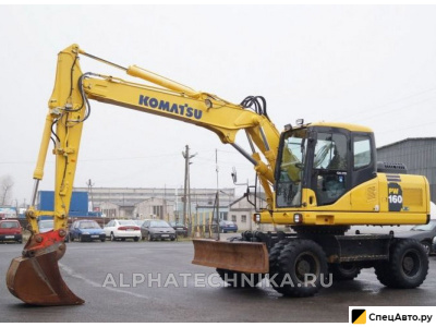 Колесный экскаватор Komatsu PW160-7