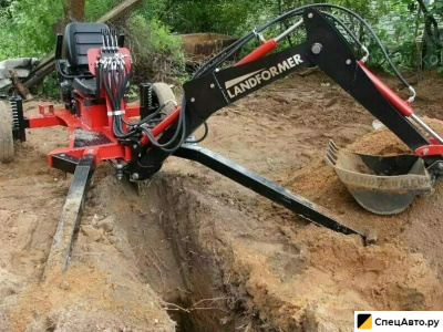 Навесной и прицепной экскаватор LANDFORMER _