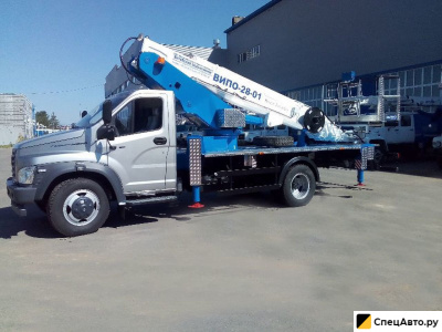 Автовышка ГАЗ ГАЗон Next C41R33 с АГП ВИПО 28-01