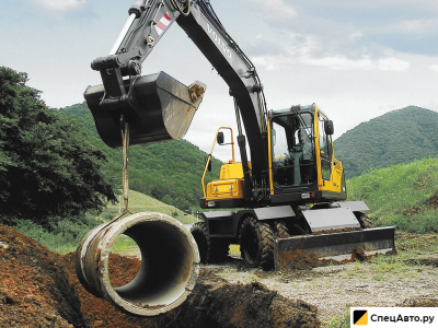 Колесный экскаватор Volvo EW145B Prime