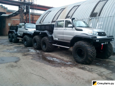 Колесный вездеход Ямал 6х6 (снегоболотоход)