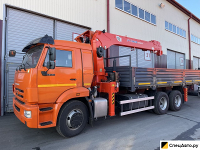 Бортовой грузовик с КМУ КамАЗ 65115