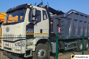 Бортовой грузовик с КМУ FAW SA3250