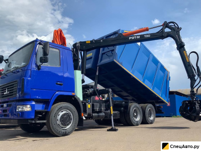 Металловоз (ломовоз) МАЗ 631226-525-042 с КМУ