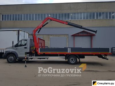 Бортовой грузовик с КМУ ГАЗ Газон NEXT с КМУ FASSI F65B.0.22