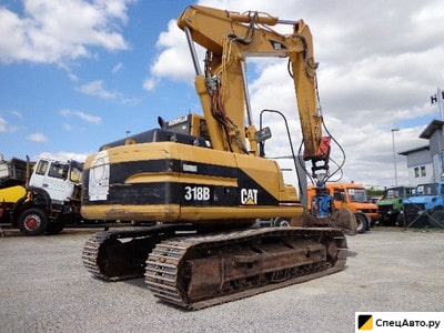 Перегружатель гусеничный Caterpillar грейфер