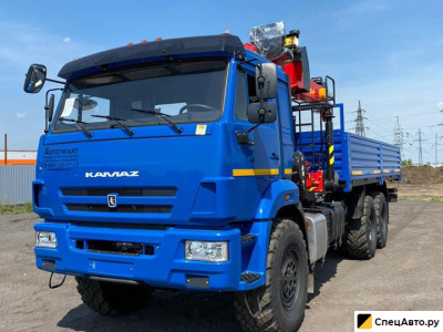 Бортовой грузовик с КМУ КамАЗ 43118 с КМУ Инман