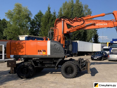 Колесный экскаватор Hitachi ZX210W