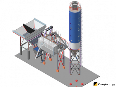Бетоносмесительная установка ВОЛГОЦЕММАШ ВОЛГА-50