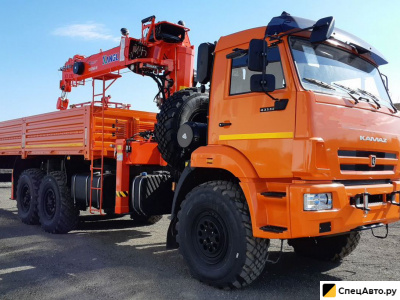 Бортовой грузовик с КМУ КамАЗ 43118 с КМУ Kanglim 1256