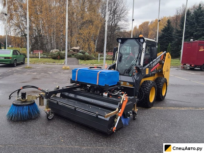 Коммунальная щетка Метатэкс 1600 мм на мини-погрузчик