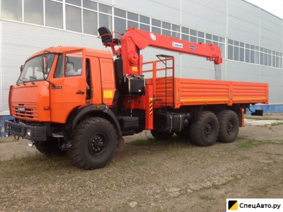 Бортовой грузовик с КМУ КамАЗ 43118