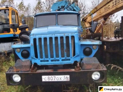 Седельный тягач Урал с КМУ ИНМАН ИК 2403-01