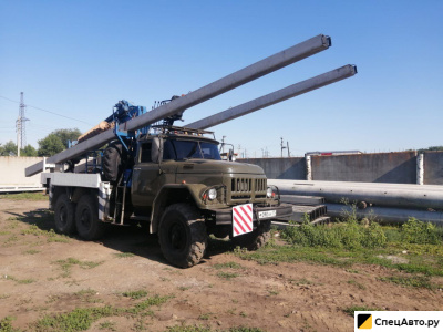 Бурильно-крановая машина Aichi D704 на шасси ЗИЛ 131