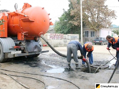 Откачка септиков, биотуалетов, выгребных ям