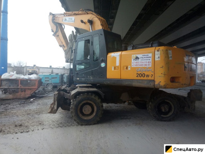 Колесный экскаватор Hyundai  r 200w-7