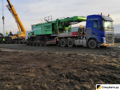 Аренда трала. перевозка спецтехники. негабарит