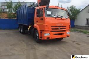 Металловоз (ломовоз) КамАЗ 65115-3094-50 с ГМУ Майман-110S