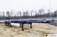 Полуприцеп-контейнеровоз, длина 12,4 м